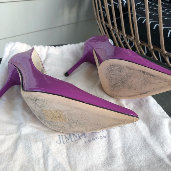 Jimmy Choo Romy patent leather pointed toe pumps - Picture 4 of 7